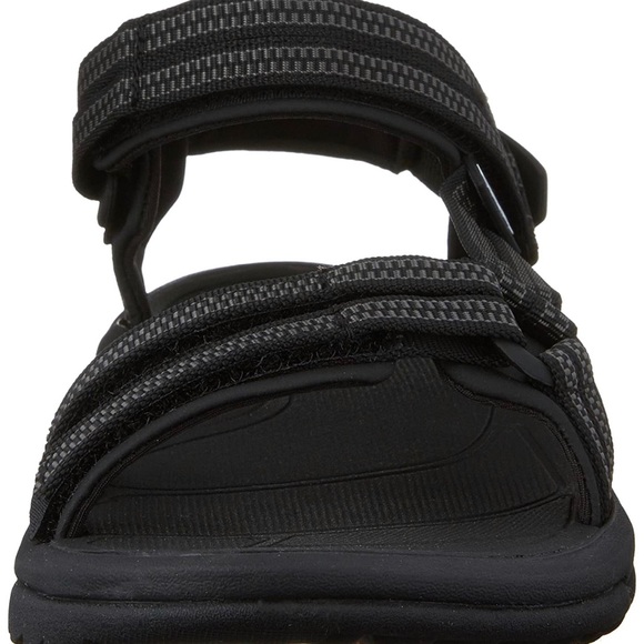 Teva 👩Terra Fi Lite Double Zipper Black Sandals